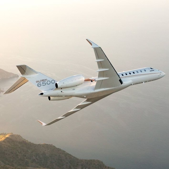 Bombardier promove jato executivo Global 6500 no Brasil