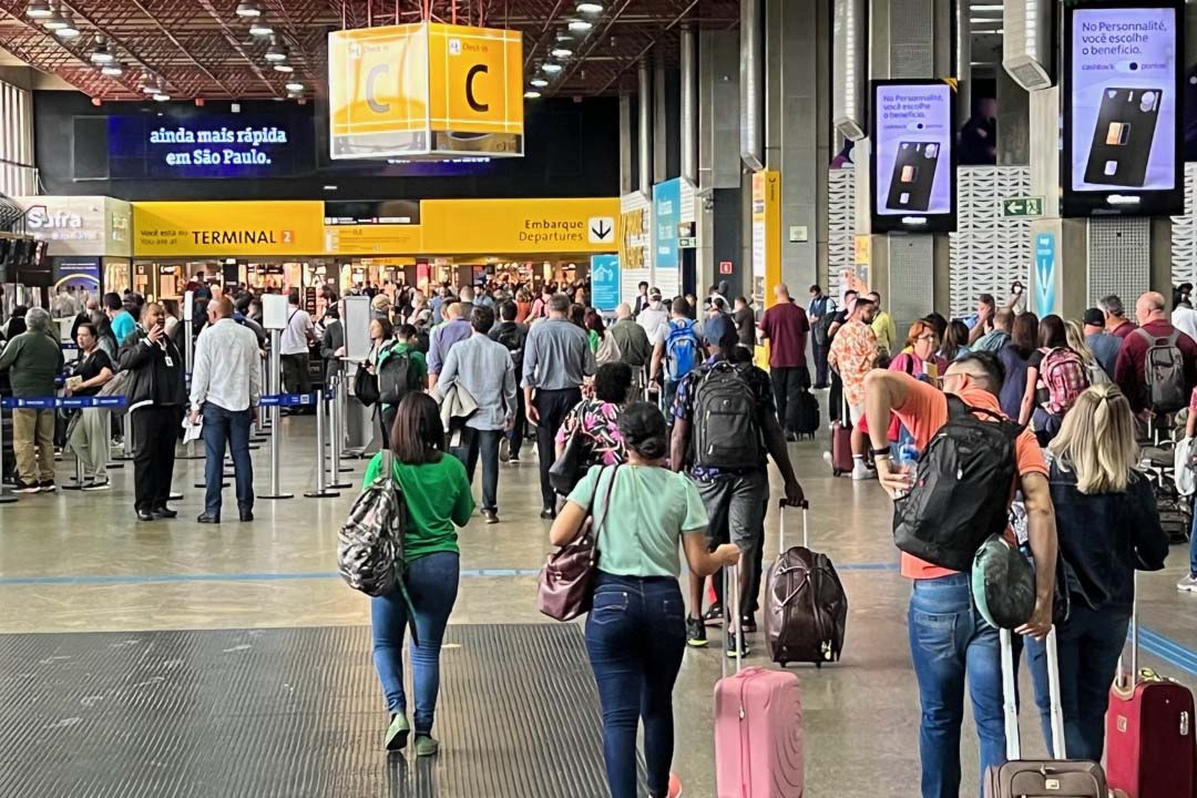 Guarulhos movimenta 34,4 milhões de passageiros em 2022
