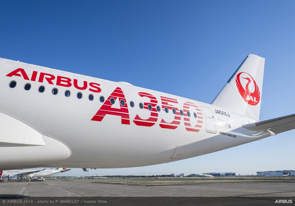 JAL escolhe Nova Iorque como o primeiro destino do Airbus A350-1000