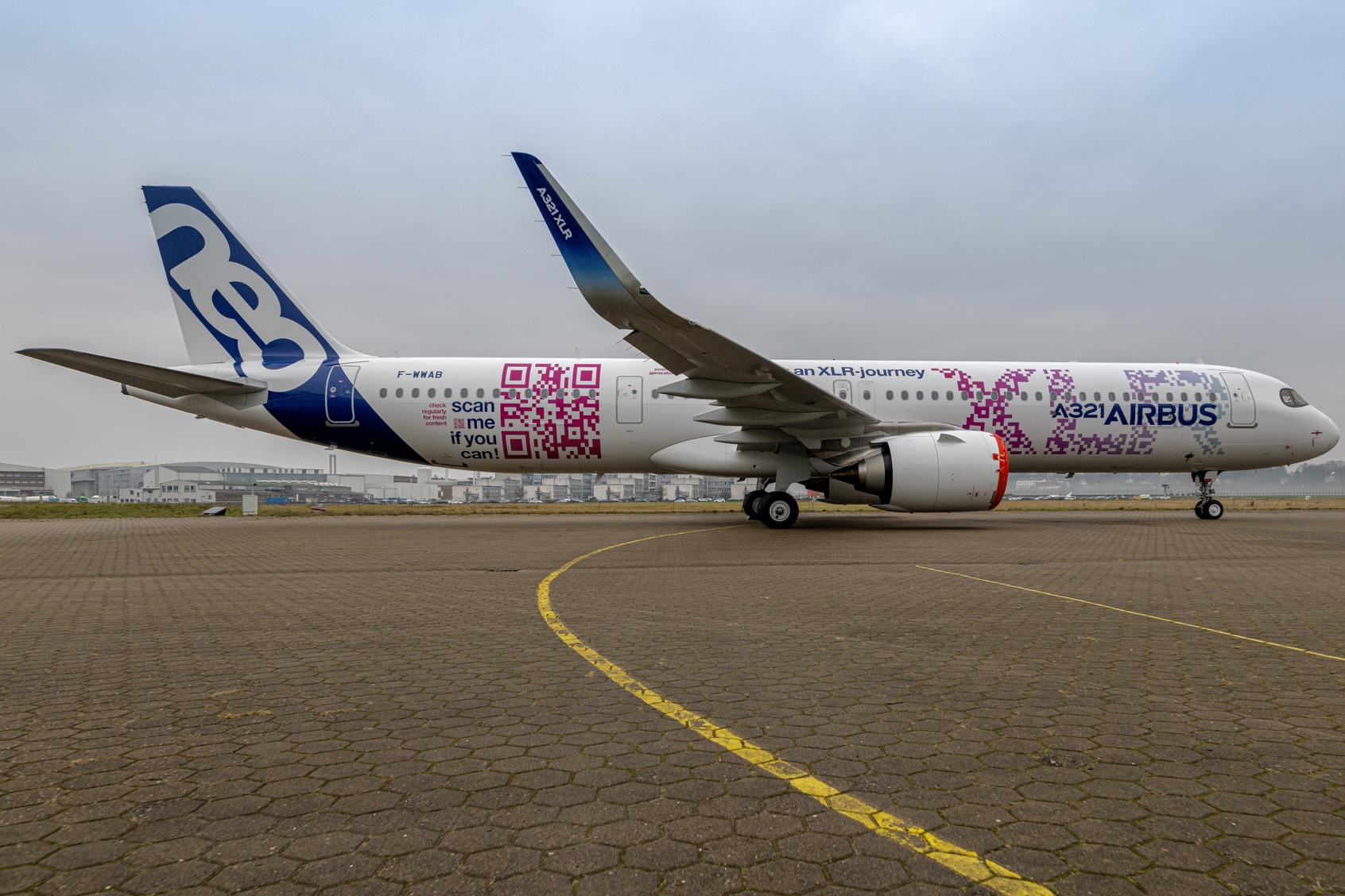 A321XLR aparece com pintura atualizada