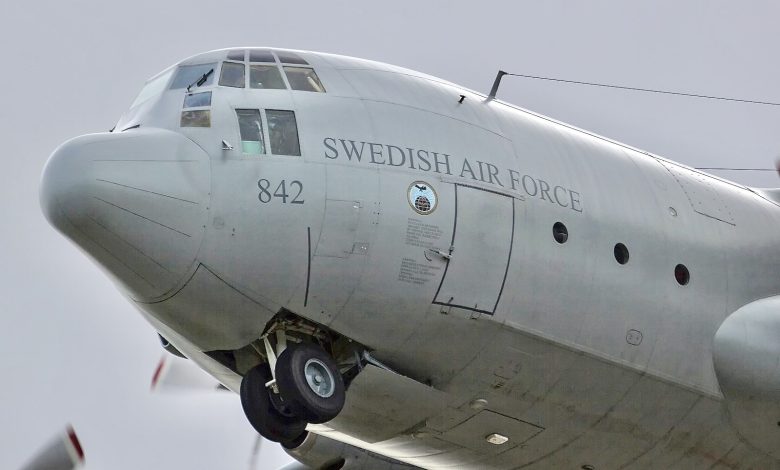 Suécia busca substituto para os seus C-130 Hércules
