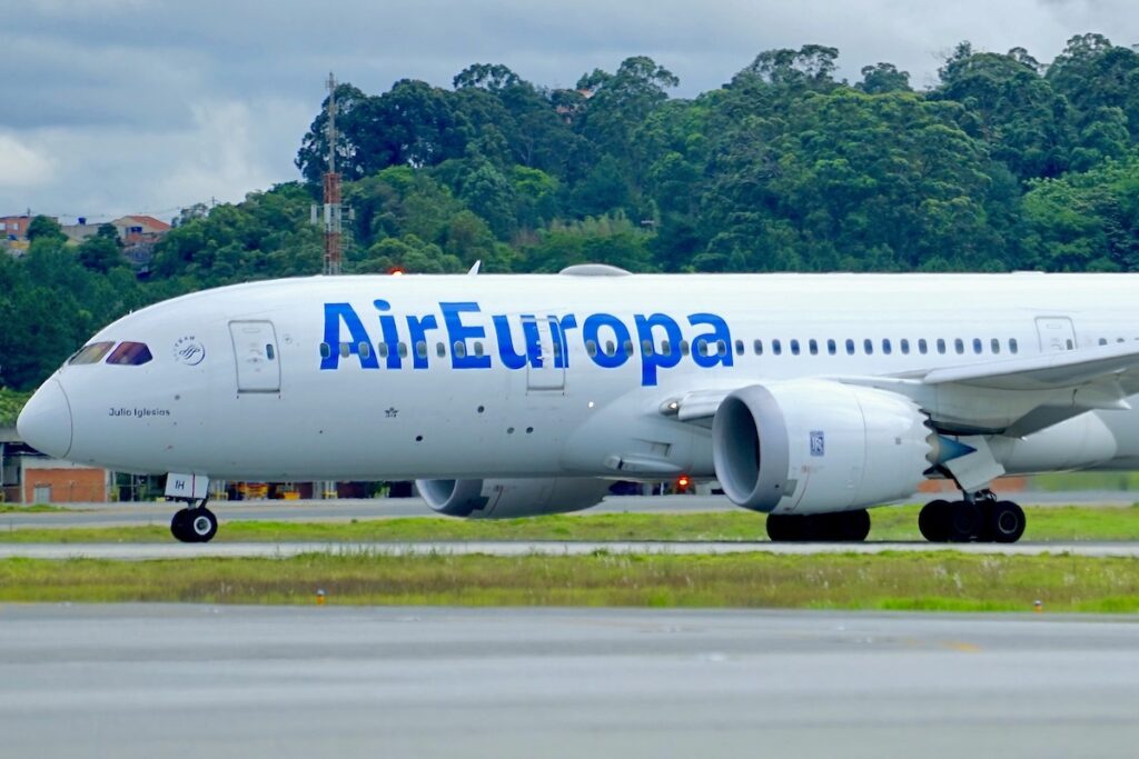 Air Europa amplia frequências em seus voos para o Brasil