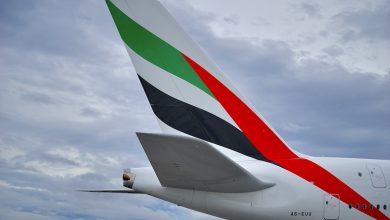 A380 surge com possível nova pintura da Emirates