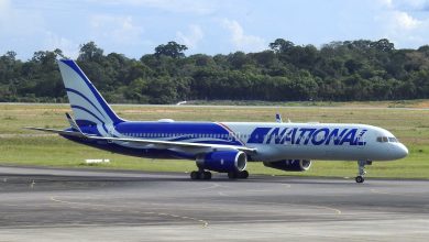Manaus recebe voo com o Boeing 757 da National
