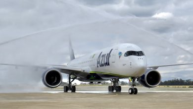Com o A350, Azul estreia amanhã sua nova rota internacional