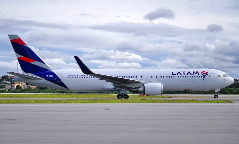 Saiba para onde os três 767s da LATAM Brasil têm voado