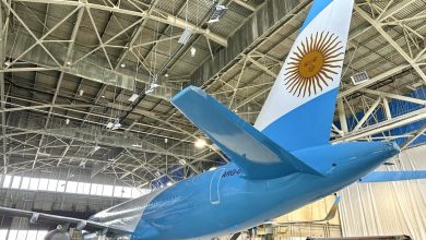 Surgem imagens do novo avião presidencial da Argentina