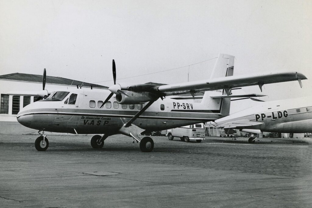 PP-SRV: o único DHC-6 Twin Otter do Brasil posteriormente