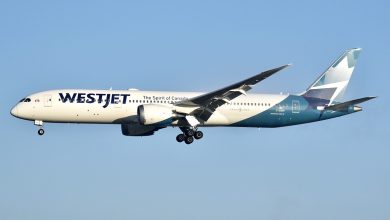WestJet inicia sua primeira rota direta para a Ásia