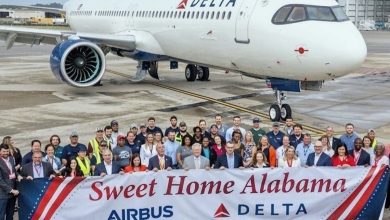 Delta Air Lines recebe 100º A321 fabricado nos EUA