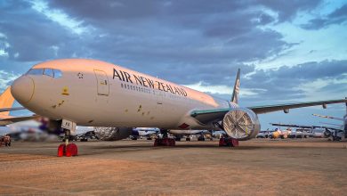 Air New Zealand reativa último 777 que estava no deserto