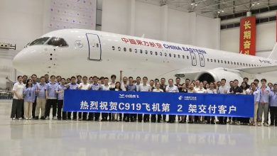 China Eastern recebe seu segundo C919