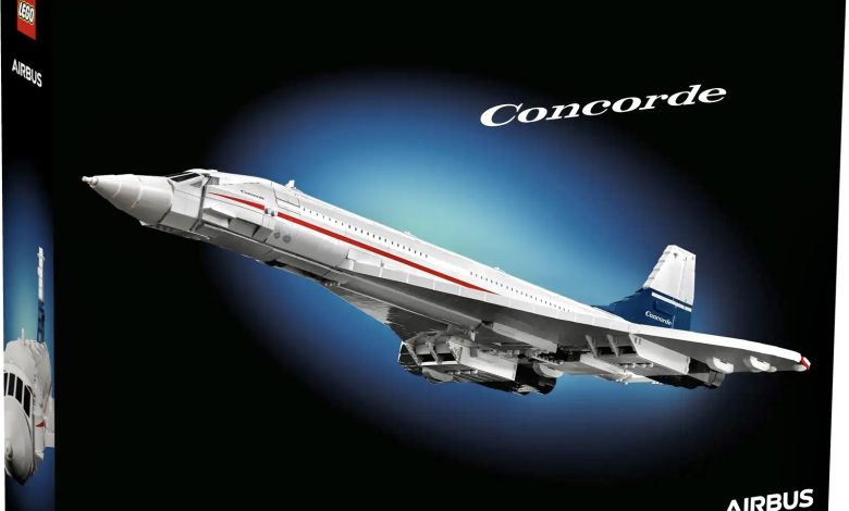 LEGO lança kit do Concorde com mais de 2 mil peças