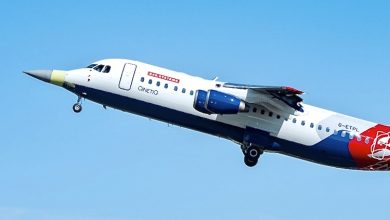 Avro RJ100 realiza seu 1º voo com modificações para plataforma de testes