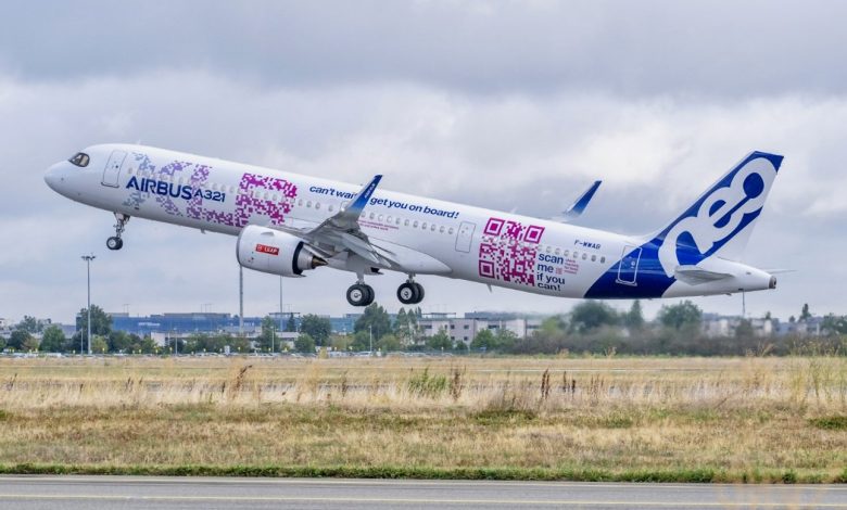 A321XLR decola para campanha de dez dias ao redor do mundo