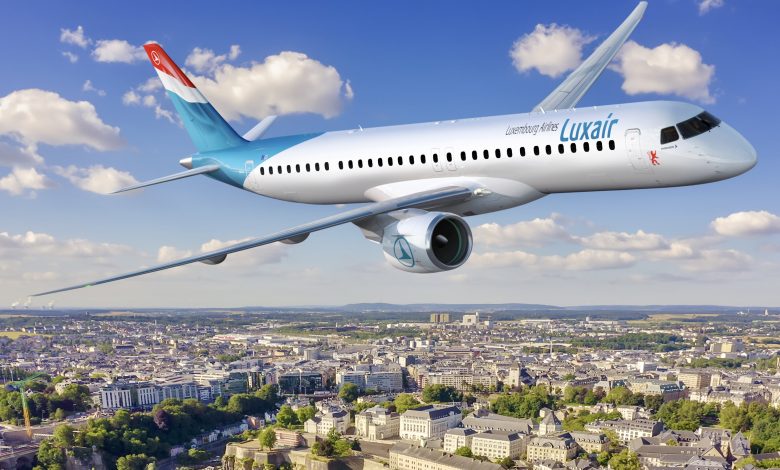 Luxair fecha encomenda com a Embraer para o E195-E2