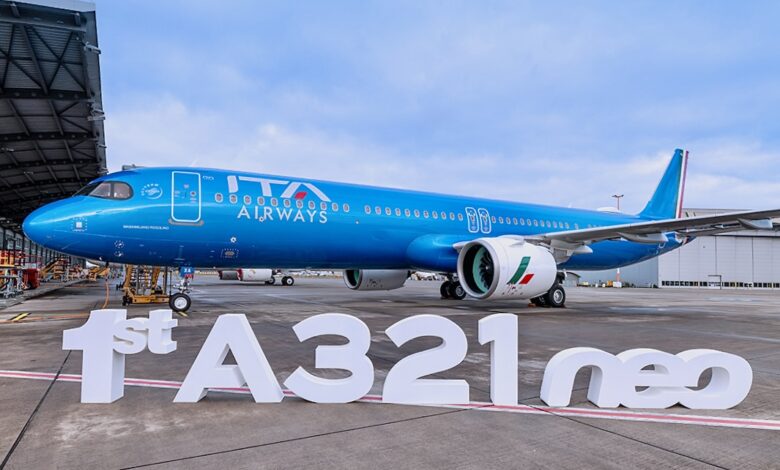ITA Airways recebe seu primeiro A321neo