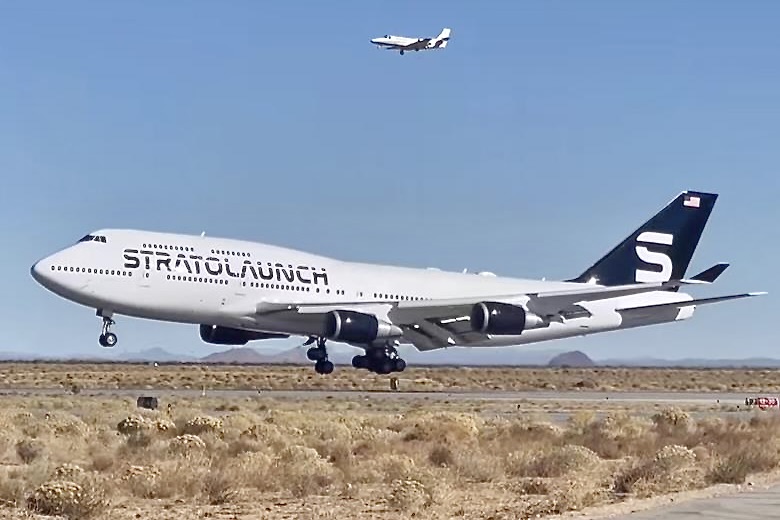 Stratolaunch incorpora 747 ex-Virgin Orbit
