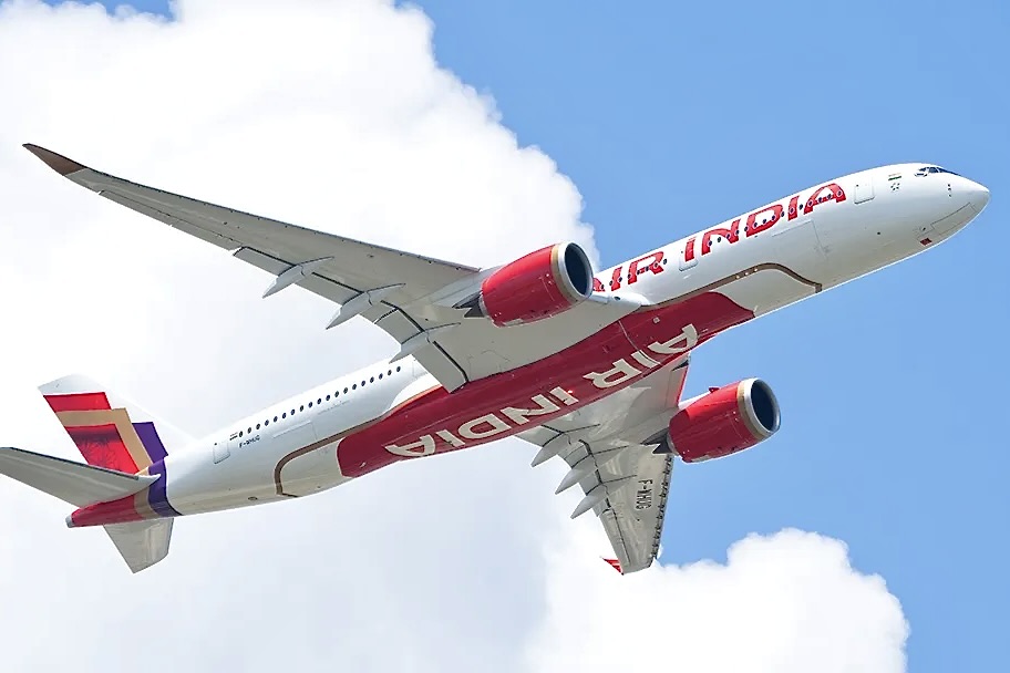 Air India define primeira rota internacional do A350