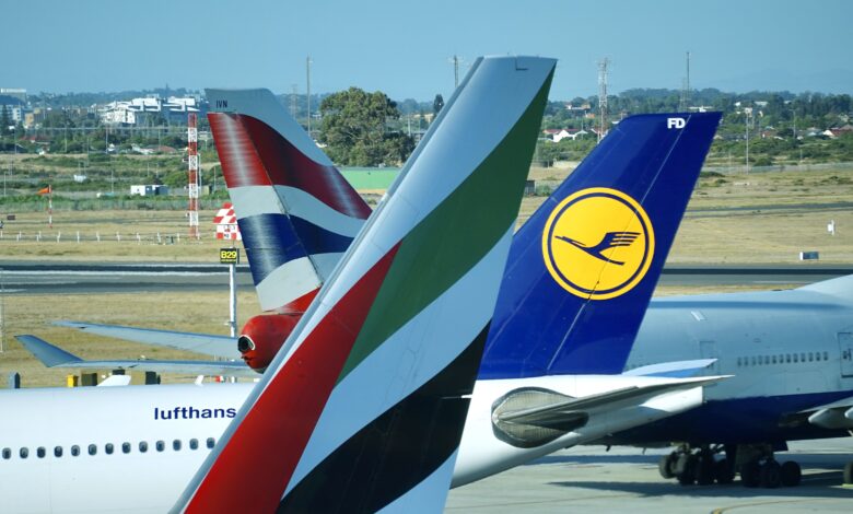 Veja quais são os voos internacionais atualmente disponíveis a partir da Cidade do Cabo