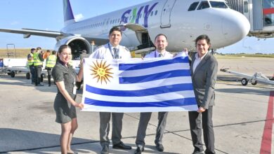 SKY volta a voar no Uruguai com voos para o Brasil, Chile e Peru