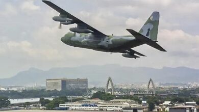 FAB publica vídeo mostrando o evento de despedida do C-130