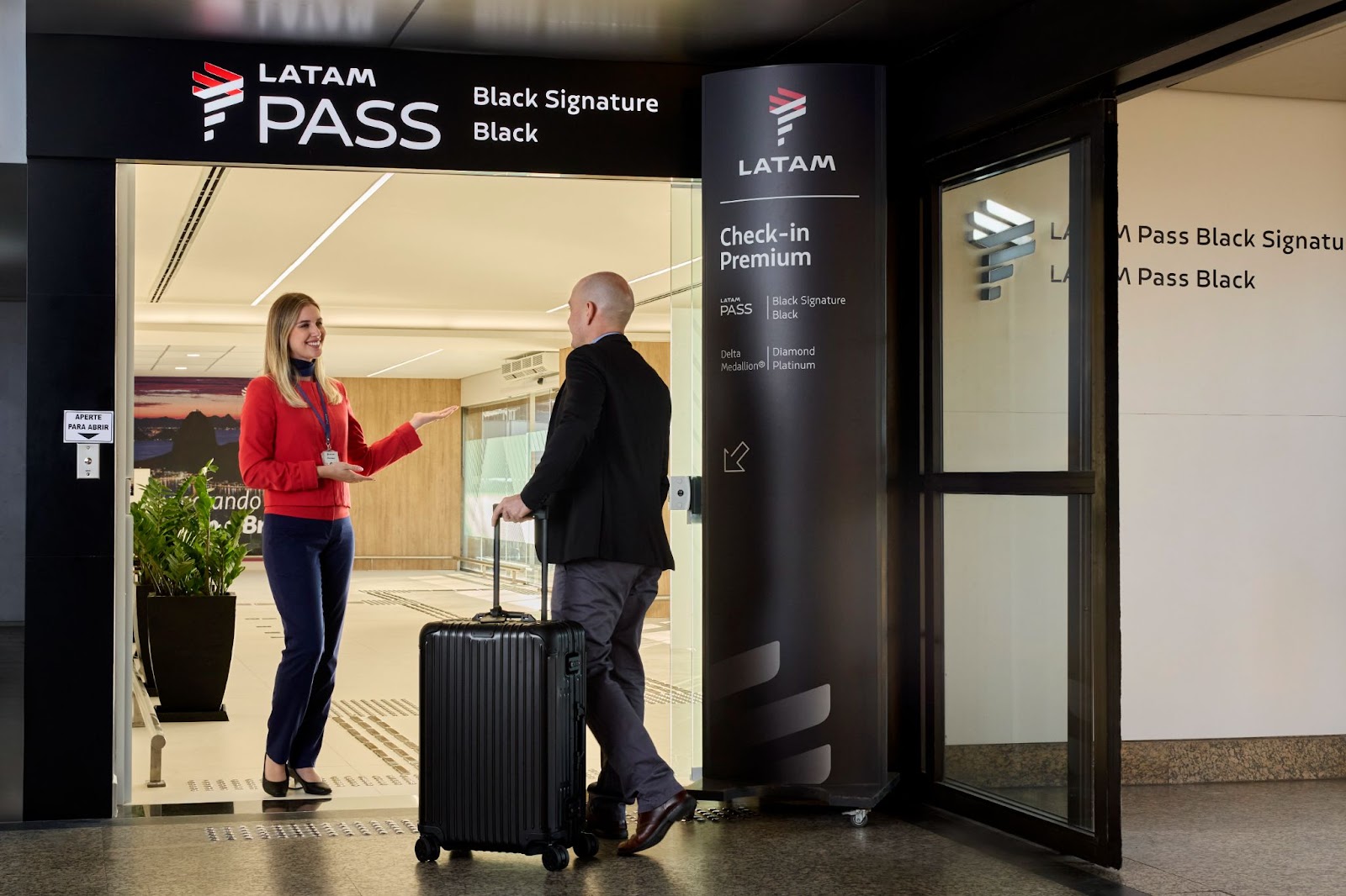 LATAM abre espacio premium en GRU para check-in nacional de pasajeros frecuentes